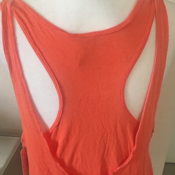 Free People coral karmen double tank top - Picture 6 of 8